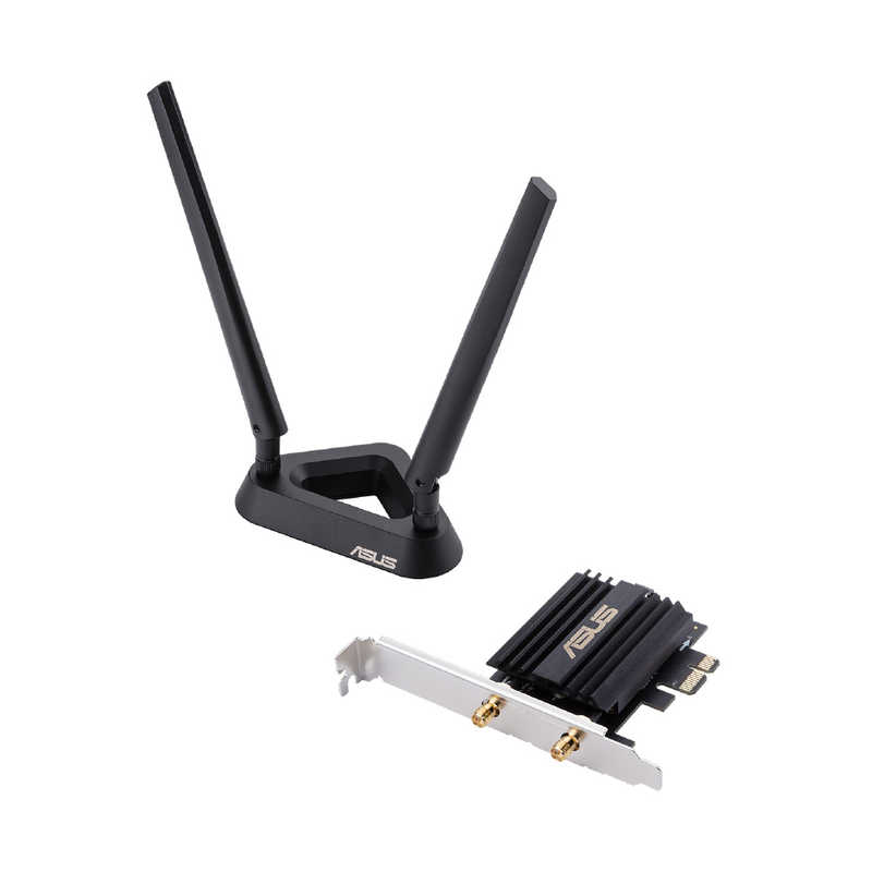ASUS エイスース ASUS エイスース PCE-AX58BT Wi-Fi6(802.11ax)、Bluetooth 5.0対応のPCI-E無線LAN子機 ［Wi-Fi 6(ax)］ PCE-AX58BT/J PCE-AX58BT/J