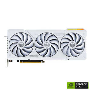 ASUS エイスース グラフィックボード GeForce RTXシリーズ 16GB RTX4070TiSUPER / ホワイト 「バルク品」 TUF-RTX4070TIS-O16G-WHITE-GAMING