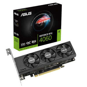 ASUS  եåܡɡRTX4060 GeForce RTX꡼ /8GBϡ֥Х륯ʡ RTX4060-O8G-LP-BRK