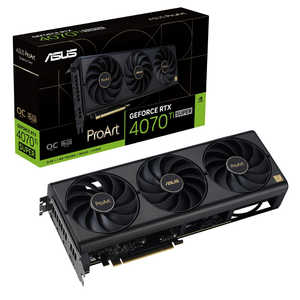 ASUS  եåܡ GeForce RTX꡼ 16GB RTX4070TiSUPER ֥Х륯ʡ PROART-RTX4070TIS-O16G