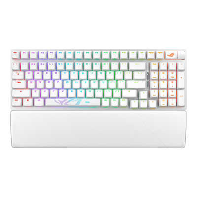 ASUS エイスース ゲーミングキーボード(白) ［有線・ワイヤレス