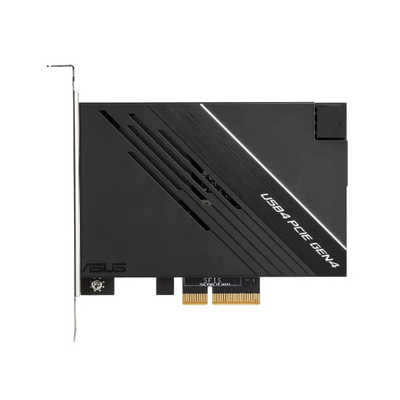 ASUS USB4 PCIe Gen4 Card 拡張カード ASUS エイスース 拡張カード(USB増設) USB4/PCIE/GEN4/CARD の