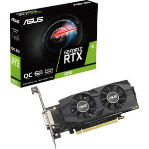 ASUS  եåܡɡRTX3050 GeForce RTX꡼ /6GBϡ֥Х륯ʡ RTX3050-O6G-LP-BRK