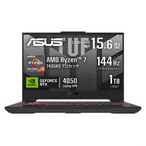 ASUS  ߥ󥰥Ρȥѥ TUF Gaming A15 [ RTX 4050 / 15.6 / Win11 Home / Ryzen 7 / 16GB / SSD1TB ] ᥫ졼 FA507NUR-R7R4050