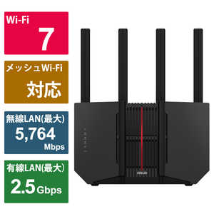 ASUS  WiFi 7ۡ롼 Wi-Fi 7(be) /IPv6б RT-BE92U