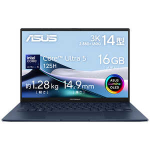 ASUS  Ρȥѥ Zenbook 14 OLED [ 14 / Win11 Home / Core Ultra 5 / 16GB / SSD512GB ] ݥ֥롼 UX3405MA-TU5165WBL