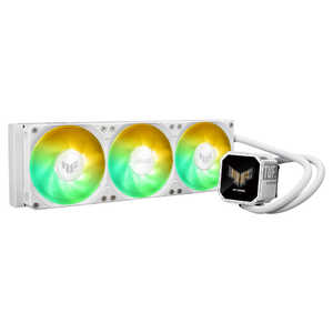ASUS エイスース 水冷クーラー (360 / AMD：AM5AM4 / Intel：LGA185117001200) TUF/LC/3/360/ARGB/LCD/WH