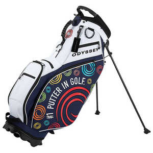 オデッセイ ゴルフバッグ Odyssey Stand FW 25 JM ホワイト/ネイビー 5125146 オデッセイ ゴルフバッグ Odyssey Stand FW 25 JM ホワイト/ネイビー 5125146
