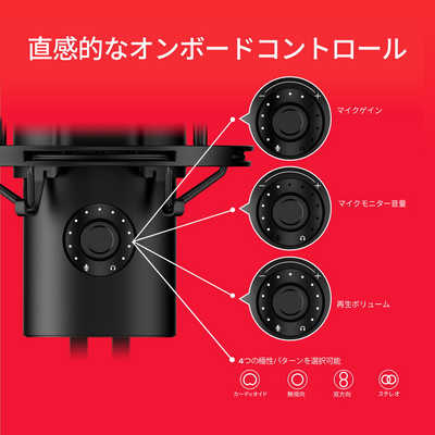HYPERX QuadCast 2 - USB ゲーミング マイク フロスト AN1D9AA の通販
