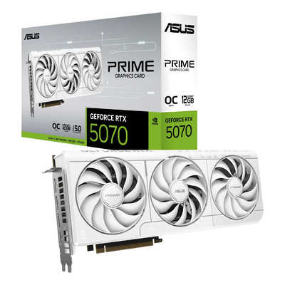 ASUS PRIME RTX5070 12G グラボ　グラフィックボード ASUS エイスース グラフィックボード (RTX5070 / 白) ［GeForce