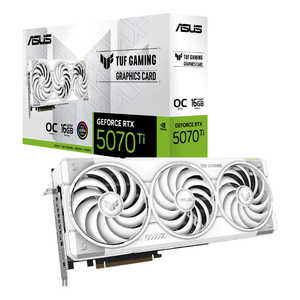 ASUS  եåܡ  RTX5070Ti / GeForce RTX꡼ / 16GB   TUF-RTX5070TI-O16G-WHITE-G