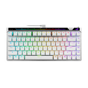 ASUS �G�C�X�[�X �Q�[�~���O�L�[�{�[�h ROG Falchion Ace 75 HE White (75�����C�A�E�g ���CROG HFX V2X�X�C�b�` ���s�b�h�g���K�[ 8000Hz�|�[�����O) �m�L���n
