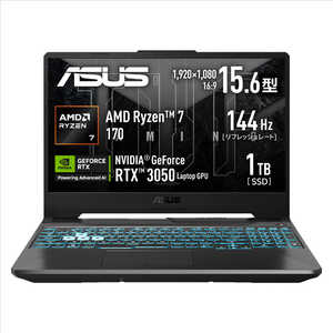 ASUS �G�C�X�[�X �Q�[�~���O�m�[�g�p�\�R�� TUF Gaming A15 �m15.6�^ / Windows11 Home / AMD Ryzen 7 / �������F16GB / SSD�F1TB�n �O���t�@�C�g�u���b�N FA506