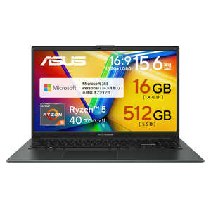 ASUS �G�C�X�[�X �m�[�g�p�\�R�� Vivobook Go 15 �m15.6�^ / Windows11 Home / AMD Ryzen 5 / �������F16GB / SSD�F512GB�n �~�b�N�X�u���b�N E1504FAR5165BWS6