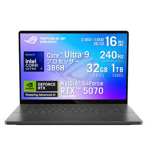ASUS �G�C�X�[�X �Q�[�~���O�m�[�g�p�\�R�� ROG Zephyrus G16 �G�N���v�X�O���[ GU606AP-U9R5070G