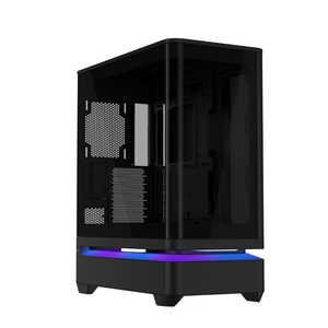 ASUS �G�C�X�[�X PC�P�[�X ASUS Prime AP304 (Micro-ATX �s���[���X �w�ʃR�l�N�^�Ή� �ő�420mm GPU�Ή� 360mm���W�G�[�^�[�Ή�) PRIME/AP304/TG/BLACK