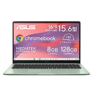 ASUS �G�C�X�[�X �m�[�g�p�\�R�� Chromebook CM15 [ 15.6�^ / Chrome OS / MediaTek / ������8GB / eMMC128GB ] �~�X�e�B�O���[�� CM1505CM4A-8128GR