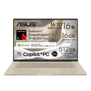 ASUS �G�C�X�[�X �m�[�g�p�\�R�� Zenbook SORA 16 �U�u���X�L�[�x�[�W�� UX3607QA-PU16570BES