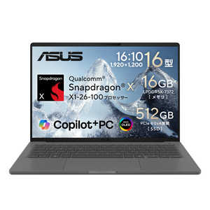 ASUS �G�C�X�[�X �m�[�g�p�\�R�� Zenbook SORA 16 �A�C�X�����h�O���[ UX3607QA-PU16570GR