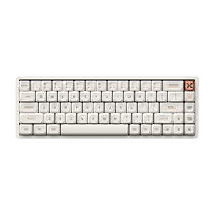 iQunix Magi65 Ochre White Gold Red Switch �Q�[�~���O�L�[�{�[�h �m�L���E���C�����X / Bluetooth�EUSB-A�{USB-C�n �z���C�g iq-magi65-wht-gold-red