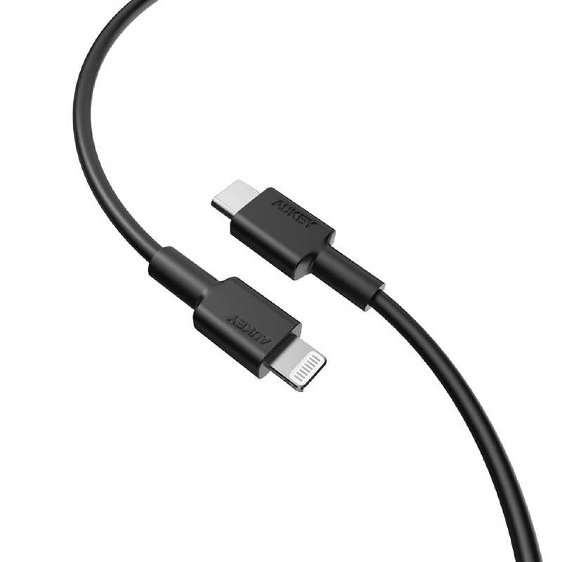 AUKEY AUKEY ケーブル  Impulse Series USB-C to Lightning PD対応  [1.2m] CB-CL13-BK CB-CL13-BK