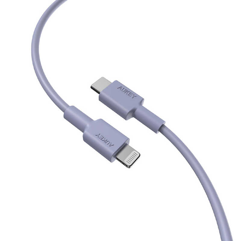 AUKEY AUKEY ケーブル  Impulse Series USB-C to Lightning PD対応 [1.2m] CB-CL13-PL CB-CL13-PL