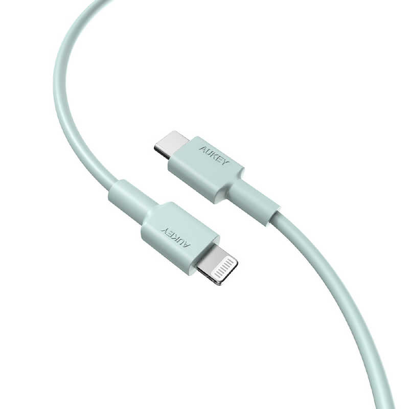 AUKEY AUKEY ケーブル  Impulse Series USB-C to Lightning PD対応 [1.2m] CB-CL13-GN CB-CL13-GN