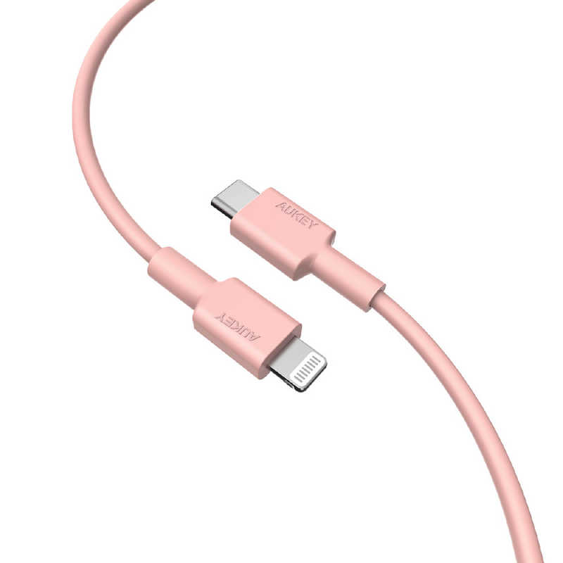 AUKEY AUKEY ケーブル  Impulse Series USB-C to Lightning PD対応 [1.2m] CB-CL13-PK CB-CL13-PK