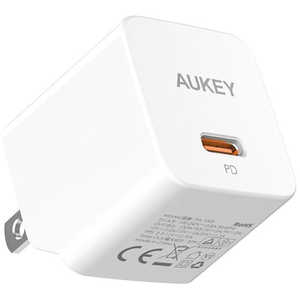 AUKEY（オーキー） ACアダプタ Type?C 30W PD ホワイト PAY30SWT