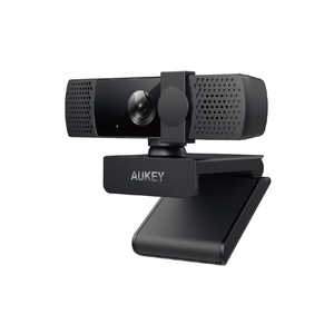 AUKEY AUKEY(オーキー) ウェブカメラ FHD 1080p Stream Series プライバシー保護カバー付き マイク内臓 広角 black ［有線］ PCLM7