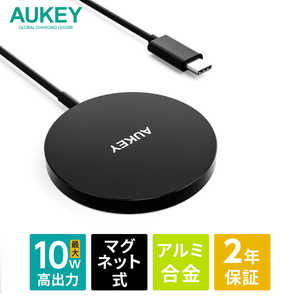 AUKEY(オーキー) ワイヤレス充電器 マグネット式 Aircore 10W ブラック AUKEY(オーキー) Black LC-A1S