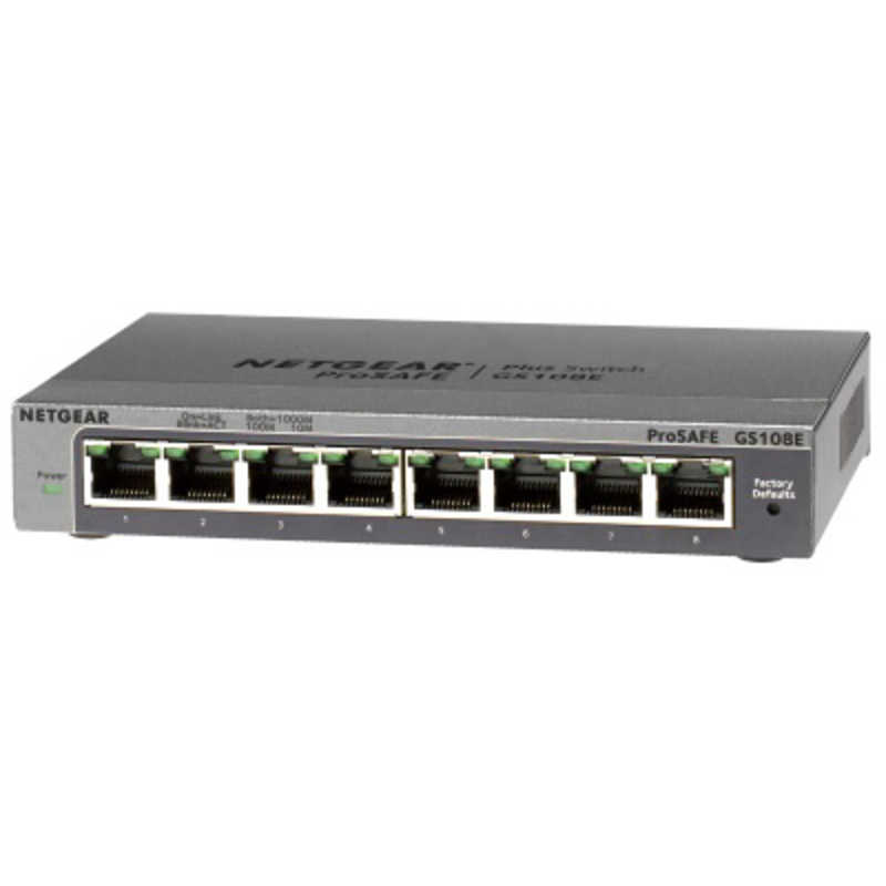 NETGEAR NETGEAR GS108E ｢本体ライフタイム保証｣ギガ8ポート  GS108E-300JPS GS108E-300JPS