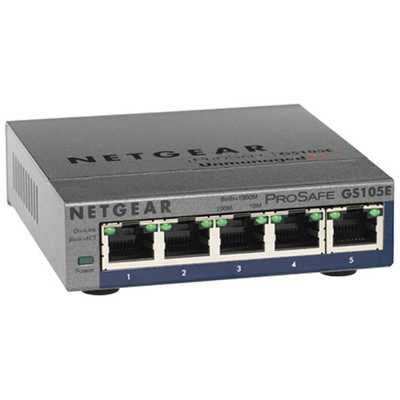 NETGEAR スイッチングハブ[5ポート・Gigabit対応・ACアダプタ] GS105E