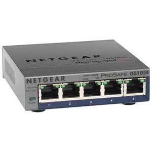 NETGEAR スイッチングハブ[5ポｰト･Gigabit対応･ACアダプタ] GS105E GS105E-200JPS