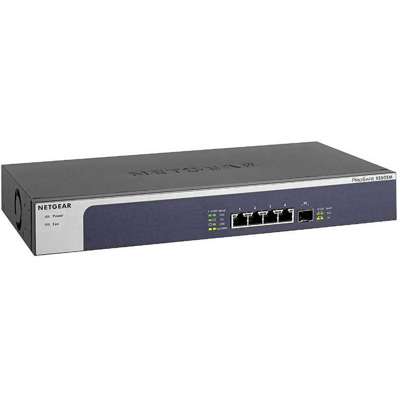 NETGEAR NETGEAR XS505M 10Gx4ポート マルチギガ・アンマネージスイッチ XS505M-100AJS XS505M-100AJS