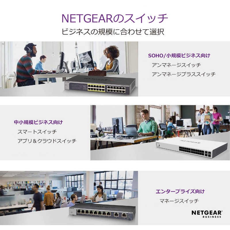 NETGEAR NETGEAR XS724EM マルチギガ対応10Gx24ポート アンマネージプラス スイッチ XS724EM-100AJS XS724EM-100AJS
