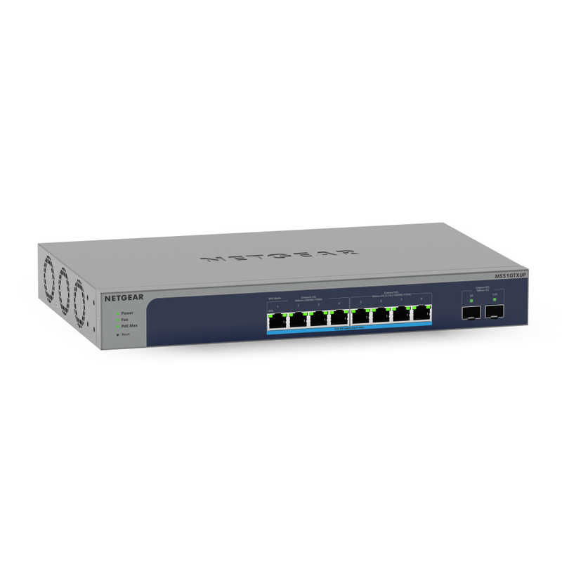 NETGEAR NETGEAR Ultra60 PoE＋＋対応 (295W) マルチギガ8ポート SFP＋ 2スロット スマートスイッチ MS510TXUP-100AJS MS510TXUP-100AJS