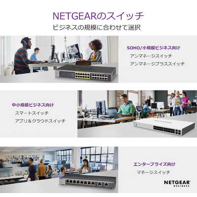 NETGEAR PoE＋対応 (63W) ギガビット5ポートアンマネージプラス