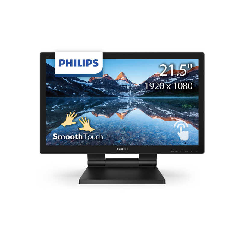 フィリップス　PHILIPS フィリップス　PHILIPS PCモニター SmoothTouch搭載 ブラック [21.5型 /フルHD(1920×1080) /ワイド] 222B9T/11 222B9T/11