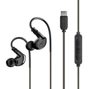 MEEAUDIO カナル型イヤホン M6-USB EP-M6USB-BK