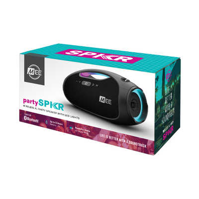 MEEAUDIO Bluetoothパーティスピーカー ブラック SPKR-PARTY-BK