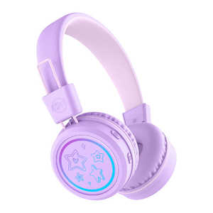 MEEAUDIO ワイヤレスキッズヘッドホン ラベンダー HP-KJ55BT-LV MEEAUDIO ワイヤレスキッズヘッドホン ラベンダー HP-KJ55BT-LV