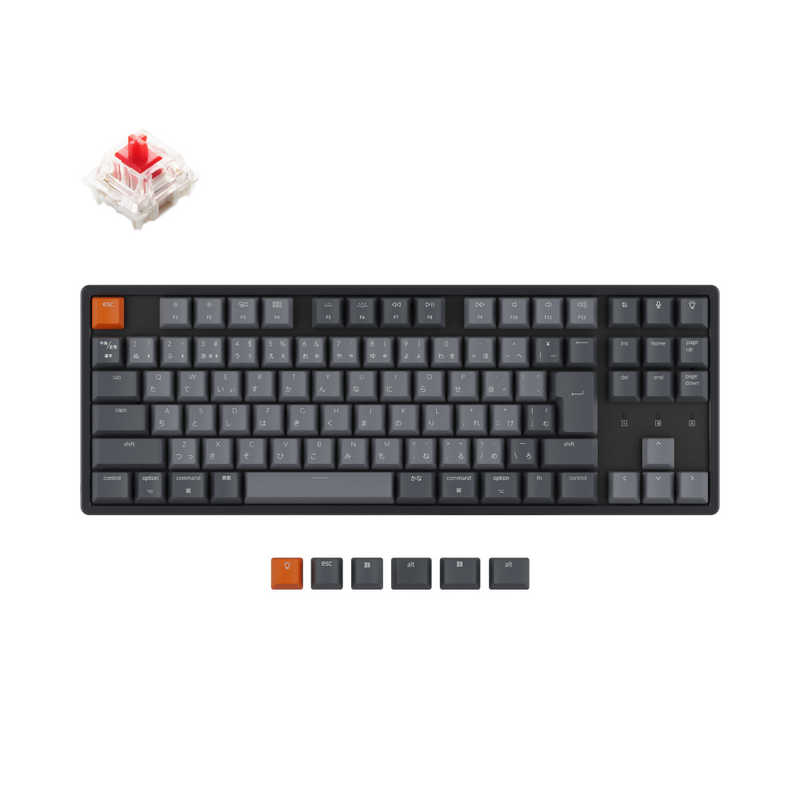 キークロン ｋｅｙｃｈｒｏｎ ｋ８ ワイヤレス メカニカルキーボード ｒｇｂ 日本語配列 テンキーレス ｇａｔｅｒｏｎ赤軸 K8 91 Rgb Red Jp の通販 カテゴリ パソコン 周辺機器 プリンター キークロン 家電通販のコジマネット 全品代引き手数料無料