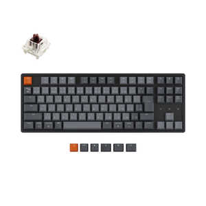  Keychron K8 磻쥹ᥫ˥륭ܡ RGB - ܸ(ƥ󥭡쥹)-Gateron㼴 K8-91-RGB-Brown-JP