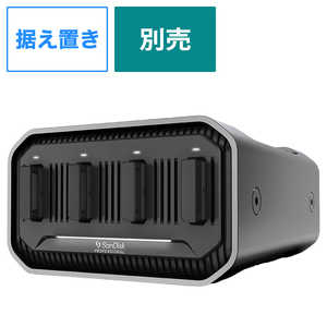 SANDISKPROFESSIONAL 外付けSSD Thunderbolt 3＋USB-C接続(別売 PRO-BLADE SSD Mag) PRO-BLADE STATION(Mac/Win)(受注生産) ［ポータブル型］ SDPM34F-0000-GBAB
