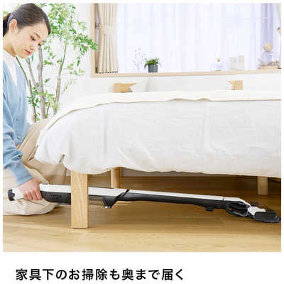 SHARK スティッククリーナー EVOPOWER SYSTEM STD＋ ホワイト[自動ゴミ収集ドック付] CS150JAE