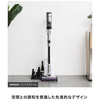 【新品】スティッククリーナー CleanSense iQ+ ライトチタニウム Shark CleanSense iQ+ コードレススティッククリーナー IW3241J