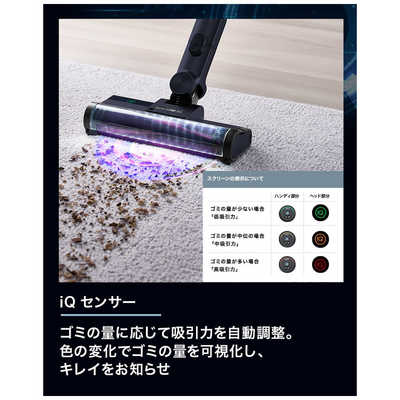 SHARK スティッククリーナー CleanSense iQ コードレス ミッドナイト