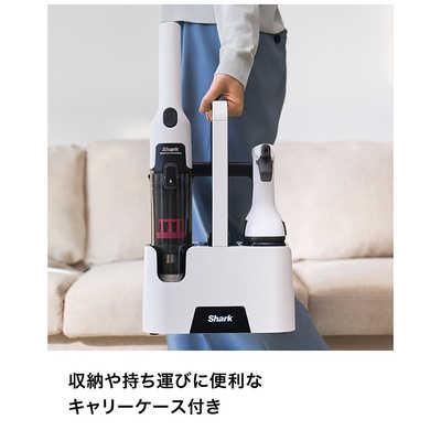 SHARK 充電式シミ取りクリーナー ホワイト ［サイクロン式