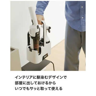 SHARK 充電式シミ取りクリーナー ホワイト ［サイクロン式